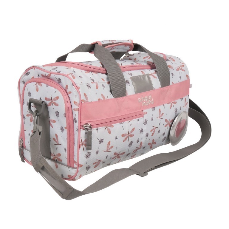 Sporttasche Nordic Collection Dragonfly, Farbe: rosa/pink, Marke: School Mood, EAN: 4260673272470, Abmessungen in cm: 39x20x22, Bild 2 von 4