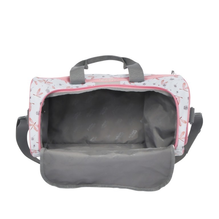 Sporttasche Nordic Collection Dragonfly, Farbe: rosa/pink, Marke: School Mood, EAN: 4260673272470, Abmessungen in cm: 39x20x22, Bild 3 von 4