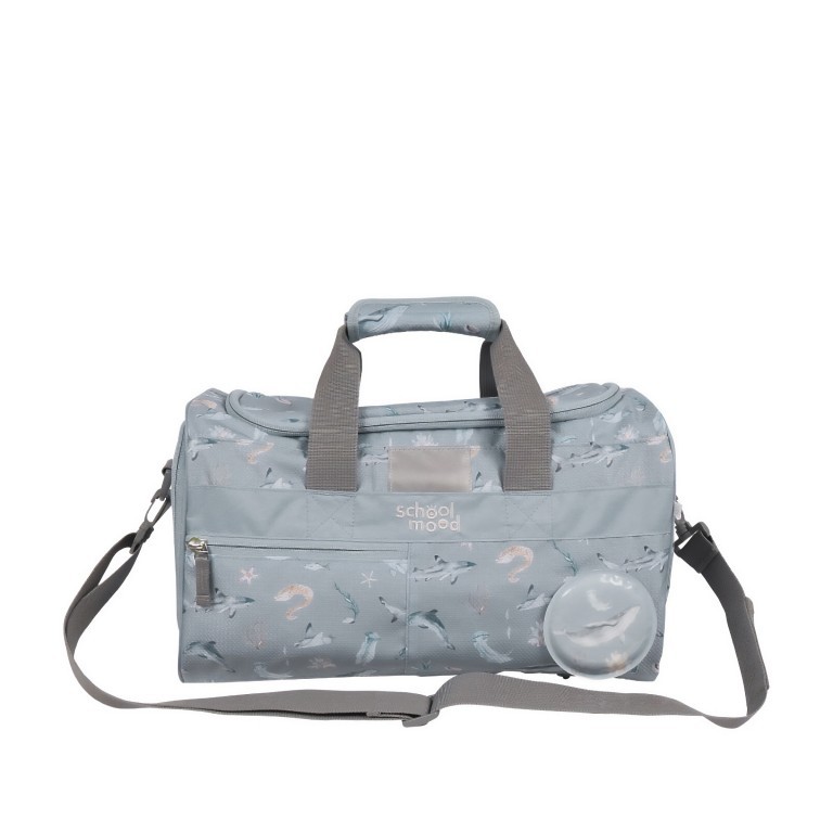 Sporttasche Nordic Collection Aqua, Farbe: blau/petrol, Marke: School Mood, EAN: 4260673272494, Abmessungen in cm: 39x20x22, Bild 1 von 4
