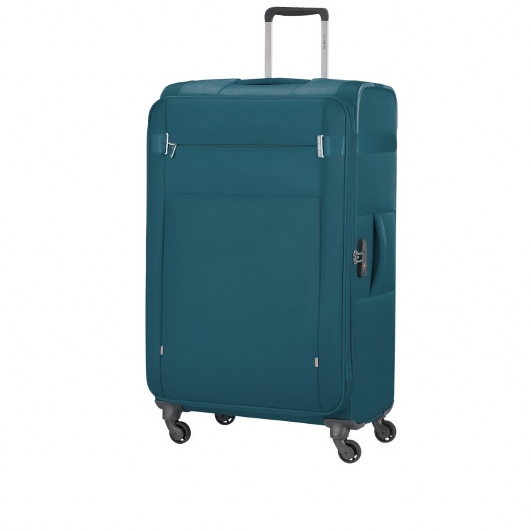 Koffer Citybeat Spinner 78 erweiterbar Petrol Blue, Farbe: blau/petrol, Marke: Samsonite, EAN: 5400520195777, Abmessungen in cm: 47x78x30, Bild 2 von 8