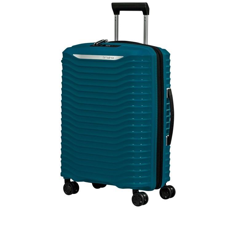 Koffer Upscape Spinner 55 erweiterbar auf 45 Liter Petrol Blue, Farbe: blau/petrol, Marke: Samsonite, EAN: 5400520195913, Abmessungen in cm: 40x55x20, Bild 2 von 14