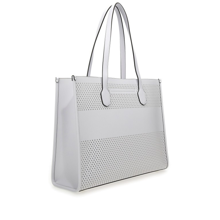 Shopper Katey Perforation zwei in eins White, Farbe: weiß, Marke: Guess, EAN: 0190231702436, Abmessungen in cm: 40x33x14, Bild 2 von 3