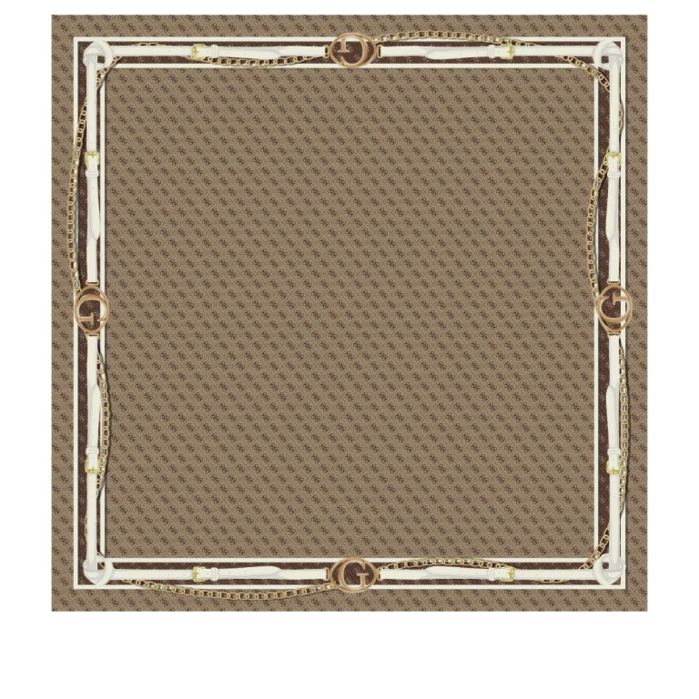 Tuch Karree Aviana Kefiah Latte Stone, Farbe: beige, Marke: Guess, EAN: 7622078003771, Abmessungen in cm: 130x0x130, Bild 1 von 3