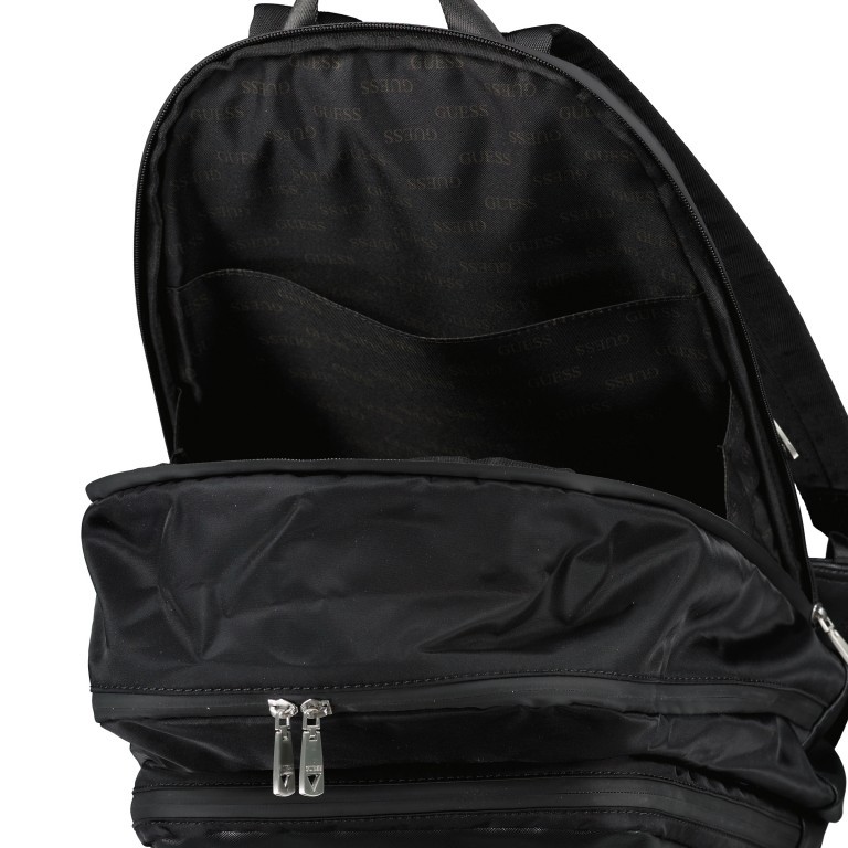 Rucksack Certosa Smart Black, Farbe: schwarz, Marke: Guess, EAN: 7622078029146, Abmessungen in cm: 31x43x20, Bild 7 von 7