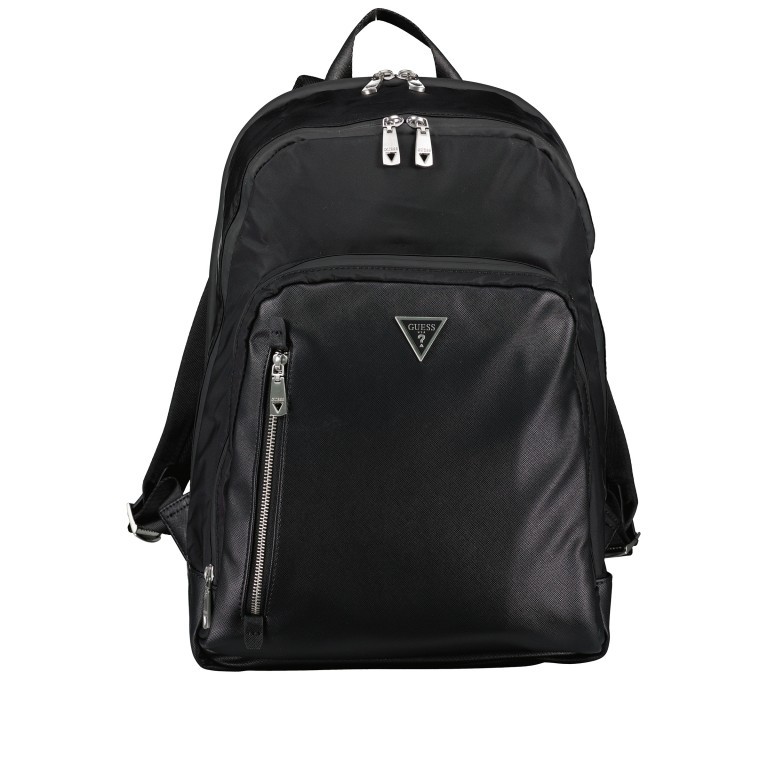 Rucksack Certosa Smart Black, Farbe: schwarz, Marke: Guess, EAN: 7622078029146, Abmessungen in cm: 31x43x20, Bild 1 von 7