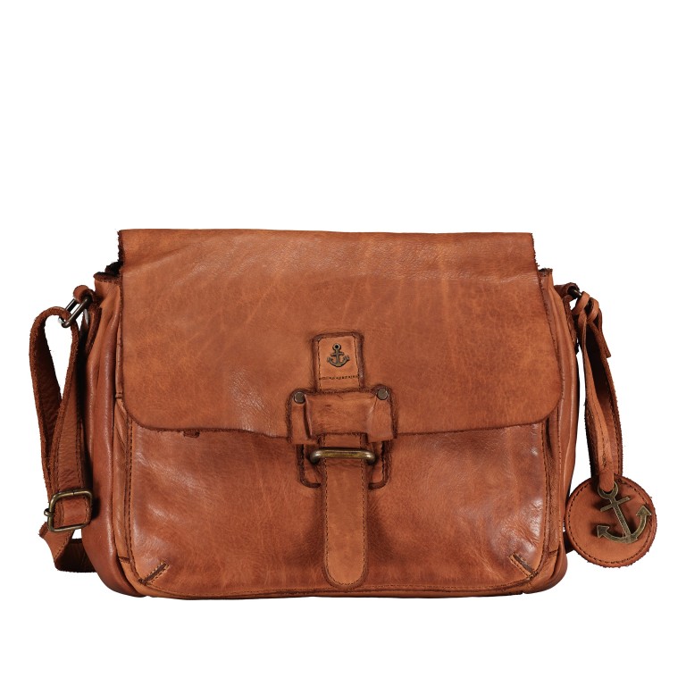 Satteltasche Anchor-Love Rosi AL-11883 Charming Cognac, Farbe: cognac, Marke: Harbour 2nd, EAN: 4046478064157, Abmessungen in cm: 27x22.5x7, Bild 1 von 6