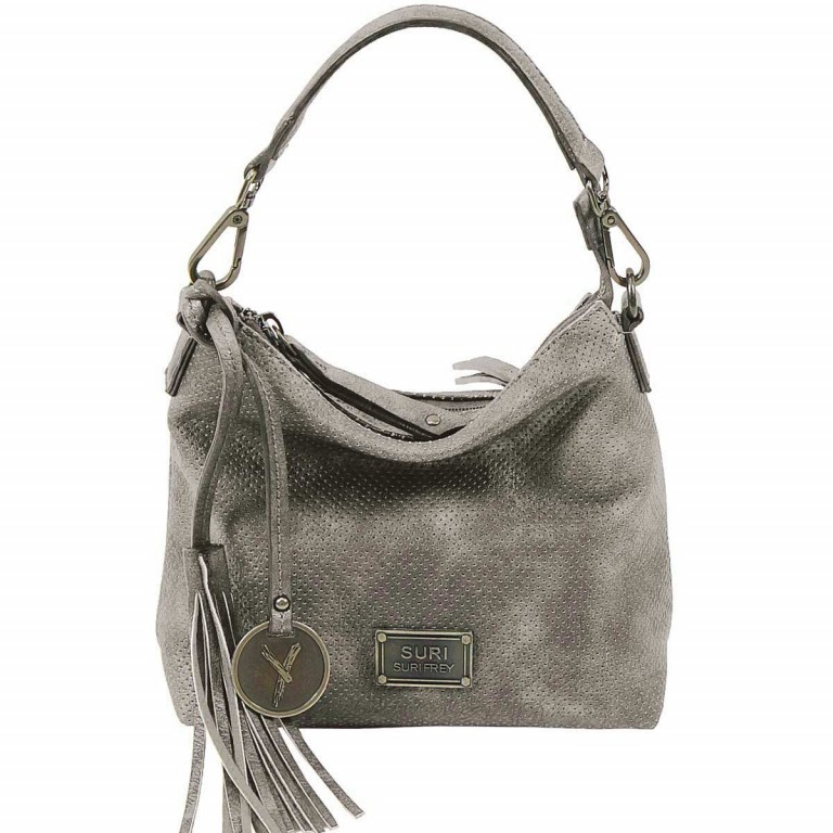 Beuteltasche Romy 10200 Dark Grey, Farbe: grau, Marke: Suri Frey, Abmessungen in cm: 21x18x7, Bild 1 von 5