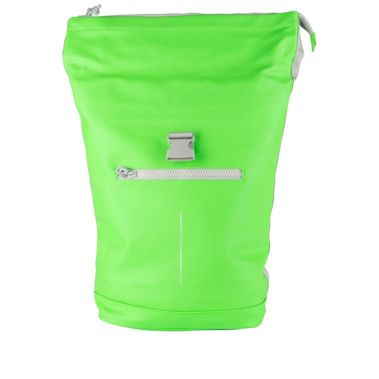 Freizeitrucksack Mart mit Rolltop Green Neon, Farbe: grün/oliv, Marke: Blackbeat, EAN: 8720791043902, Abmessungen in cm: 28x44x13, Bild 5 von 5