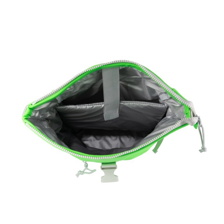 Freizeitrucksack Mart mit Rolltop Green Neon, Farbe: grün/oliv, Marke: Blackbeat, EAN: 8720791043902, Abmessungen in cm: 28x44x13, Bild 4 von 5