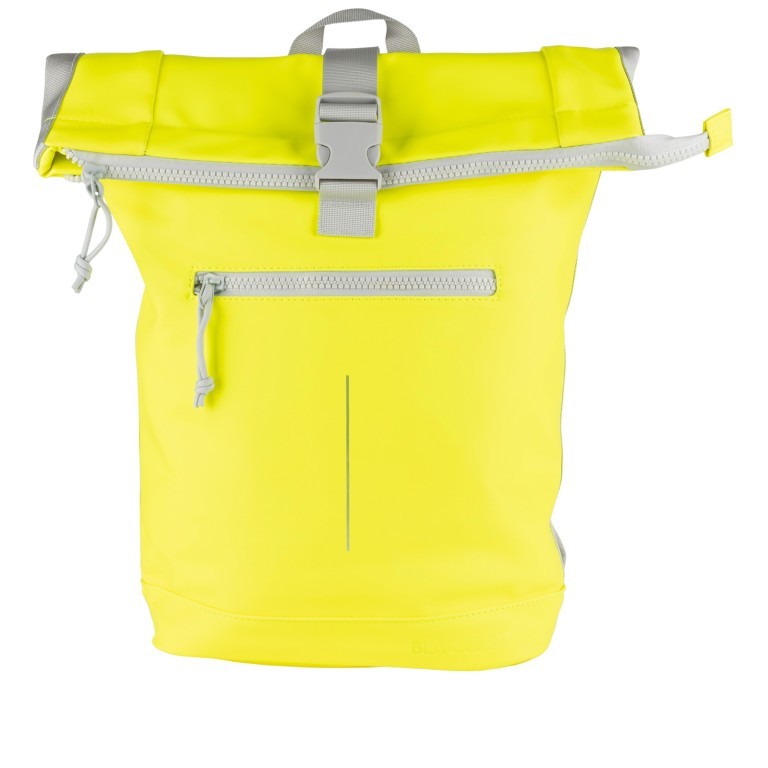 Freizeitrucksack Mart mit Rolltop Yellow Neon, Farbe: gelb, Marke: Blackbeat, EAN: 8720791043919, Abmessungen in cm: 28x44x13, Bild 1 von 5