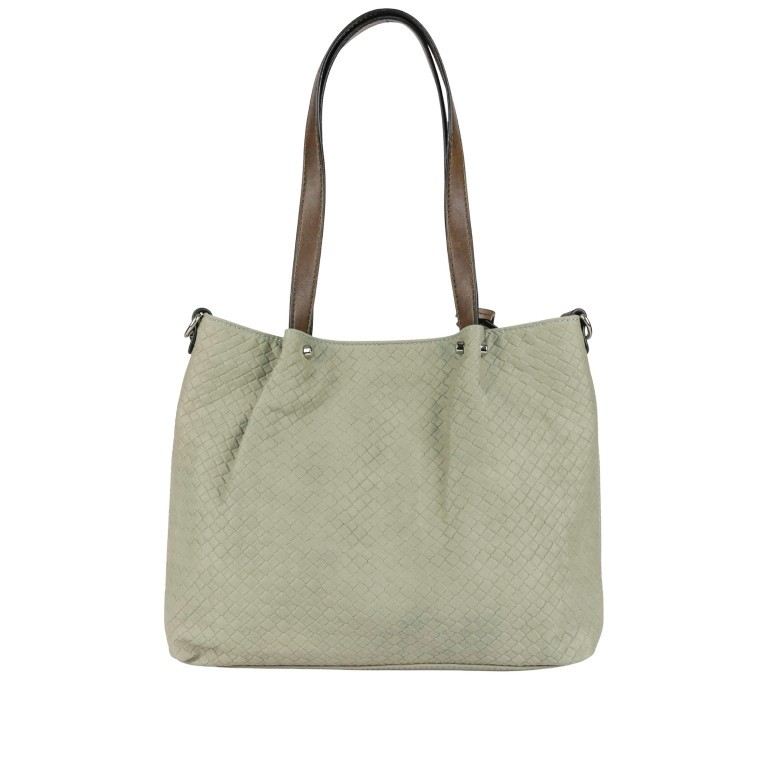 Shopper Bag in Bag Khaki, Farbe: taupe/khaki, Marke: Flanigan, EAN: 4049391384616, Abmessungen in cm: 29x26x8.5, Bild 3 von 10
