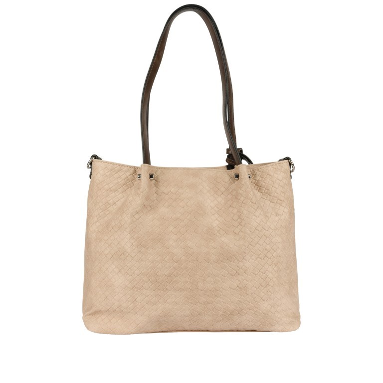 Shopper Bag in Bag Light Taupe, Farbe: taupe/khaki, Marke: Flanigan, EAN: 4049391384609, Abmessungen in cm: 29x26x8.5, Bild 3 von 10