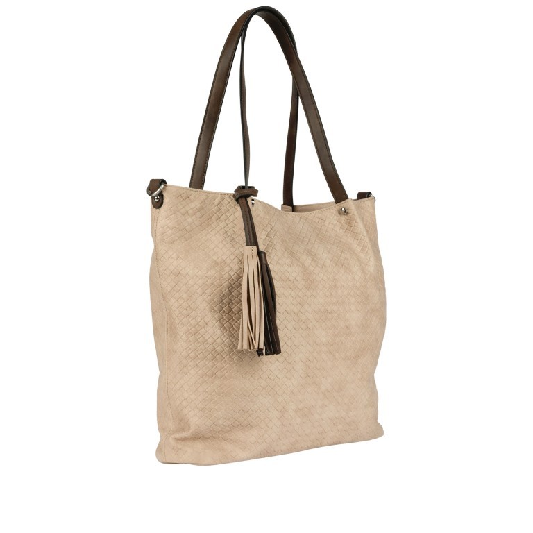 Bag Shopper Bag in Bag Light Taupe, Farbe: taupe/khaki, Marke: Flanigan, EAN: 4049391384647, Abmessungen in cm: 33x34.5x10, Bild 2 von 10