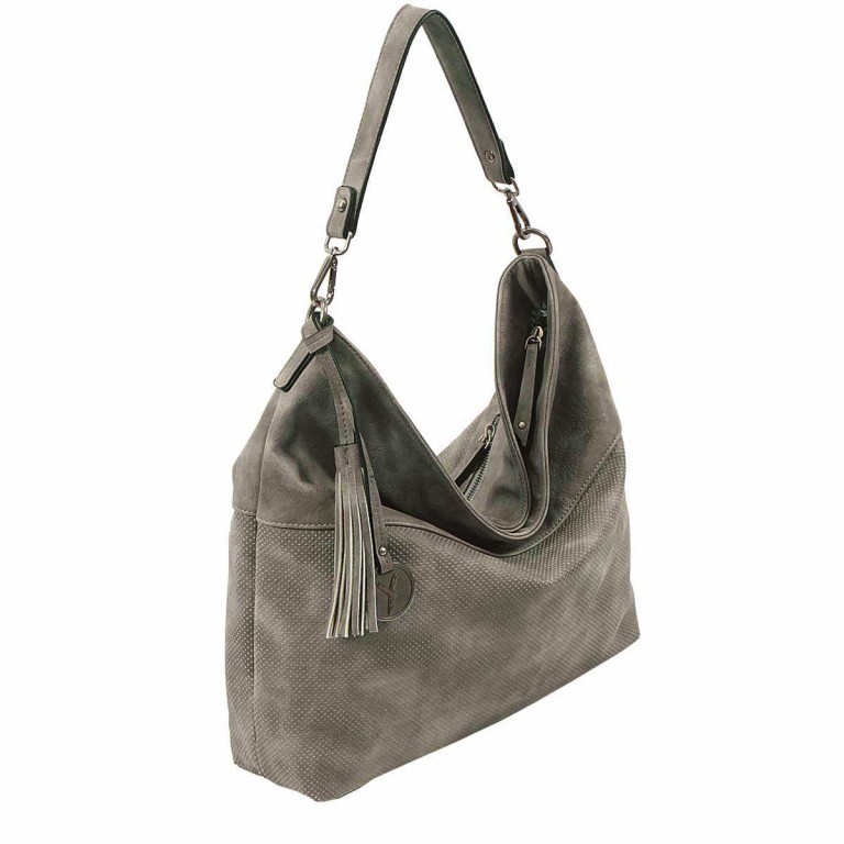 Beuteltasche Romy Dark Grey, Farbe: grau, Marke: Suri Frey, Abmessungen in cm: 42x33x10, Bild 2 von 5