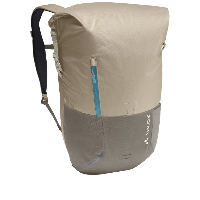 Rucksack / Fahrradtasche City CityGo Bike 23 Linen, Farbe: beige, Marke: Vaude, EAN: 4062218498921, Abmessungen in cm: 34x51x20, Bild 2 von 9