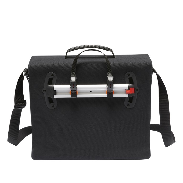 Fahrradtasche Made in Germany Bayreuth IV mit Laptopfach 15.6 Zoll Black, Farbe: schwarz, Marke: Vaude, EAN: 4062218476424, Abmessungen in cm: 41x33x16, Bild 4 von 10