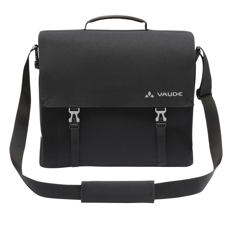 Fahrradtasche Made in Germany Bayreuth IV mit Laptopfach 15.6 Zoll Black, Farbe: schwarz, Marke: Vaude, EAN: 4062218476424, Abmessungen in cm: 41x33x16, Bild 1 von 10