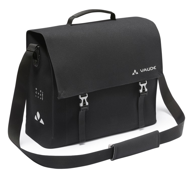 Fahrradtasche Made in Germany Bayreuth IV mit Laptopfach 15.6 Zoll Black, Farbe: schwarz, Marke: Vaude, EAN: 4062218476424, Abmessungen in cm: 41x33x16, Bild 2 von 10