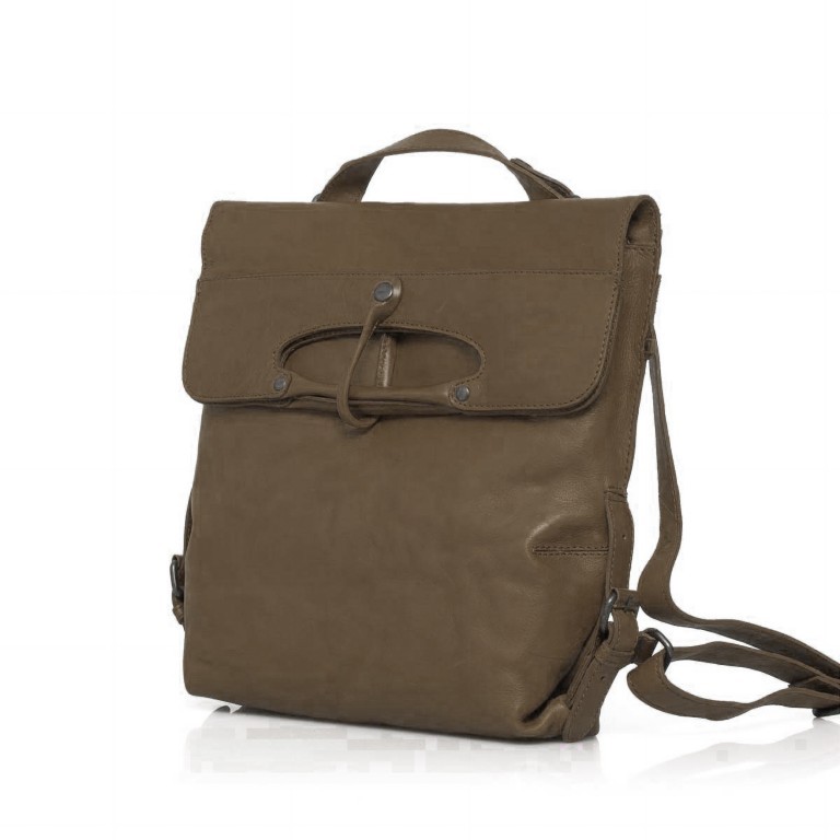 Rucksack Grandma's Luxury Club Mrs. Mince Pie Mushroom, Farbe: taupe/khaki, Marke: Aunts & Uncles, EAN: 4250394986602, Abmessungen in cm: 29x29x9, Bild 2 von 8