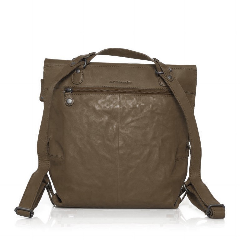 Rucksack Grandma's Luxury Club Mrs. Mince Pie Mushroom, Farbe: taupe/khaki, Marke: Aunts & Uncles, EAN: 4250394986602, Abmessungen in cm: 29x29x9, Bild 4 von 8