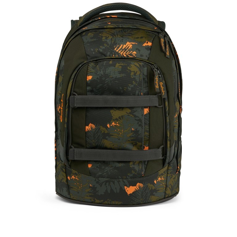 Rucksack Pack mit austauschbaren Swaps Jurassic Jungle, Farbe: grün/oliv, Marke: Satch, EAN: 4057081159970, Abmessungen in cm: 30x45x22, Bild 1 von 7