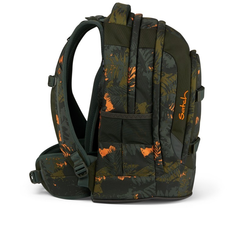 Rucksack Pack mit austauschbaren Swaps Jurassic Jungle, Farbe: grün/oliv, Marke: Satch, EAN: 4057081159970, Abmessungen in cm: 30x45x22, Bild 3 von 7