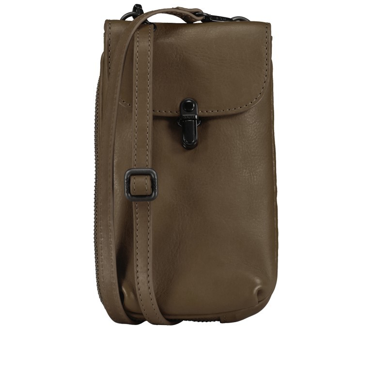 Handytasche Grandma's Luxury Club Mrs. Lemon Twist Mushroom, Farbe: taupe/khaki, Marke: Aunts & Uncles, EAN: 4250394987258, Abmessungen in cm: 11x18x3, Bild 1 von 8
