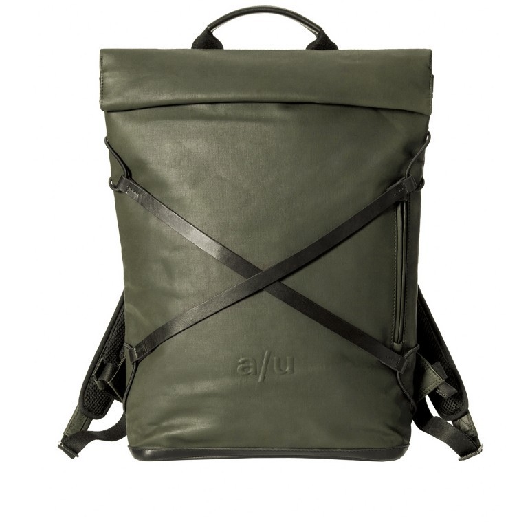 Rucksack Japan Osaka Loden, Farbe: grün/oliv, Marke: Aunts & Uncles, EAN: 4250394985681, Abmessungen in cm: 28x47x12, Bild 1 von 9