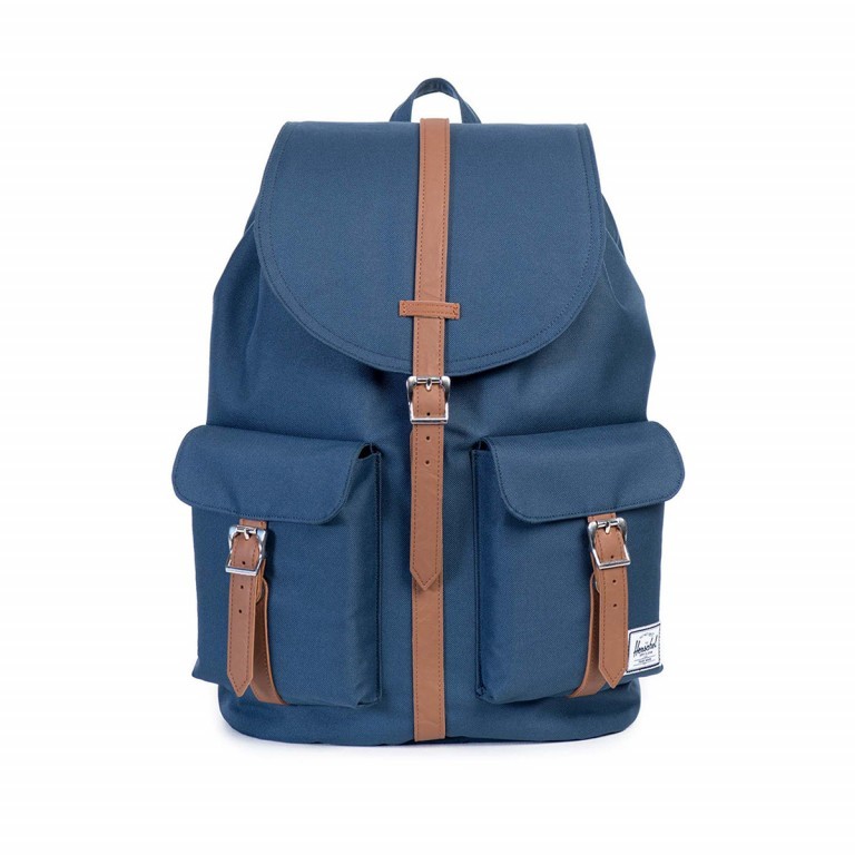 Rucksack Dawson Volumen 20,5 Liter Navy, Farbe: blau/petrol, Marke: Herschel, EAN: 0828432082681, Abmessungen in cm: 33x40x15, Bild 1 von 4