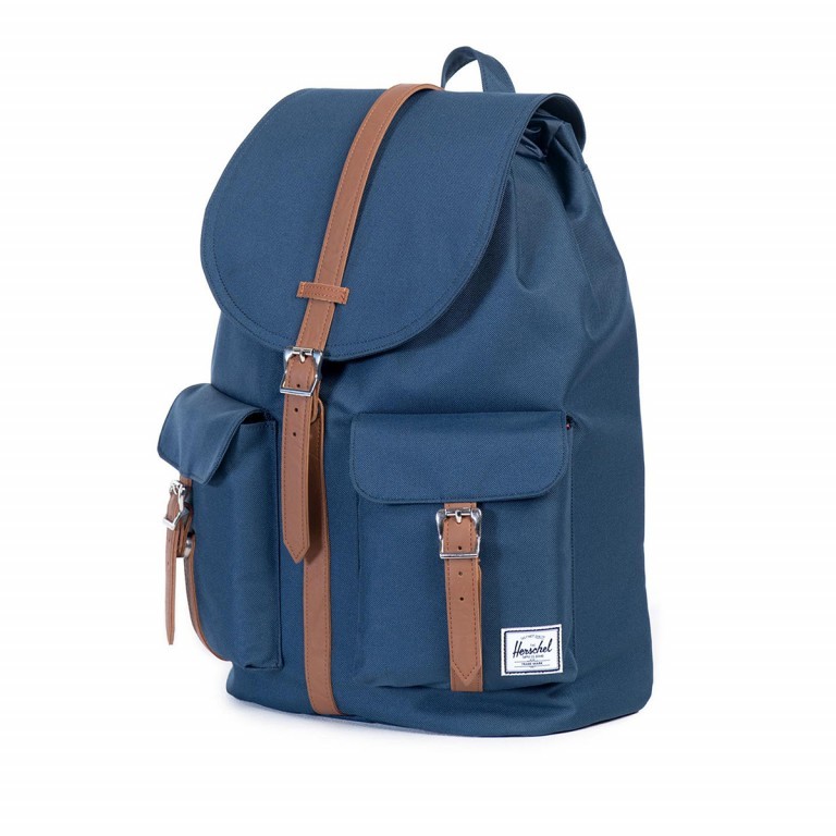 Rucksack Dawson Volumen 20,5 Liter Navy, Farbe: blau/petrol, Marke: Herschel, EAN: 0828432082681, Abmessungen in cm: 33x40x15, Bild 2 von 4