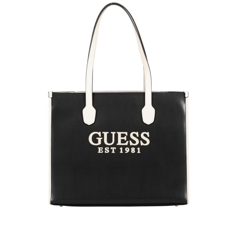 Shopper Silvana Girlfriend Black, Farbe: schwarz, Marke: Guess, EAN: 0190231694168, Abmessungen in cm: 40x33x13.5, Bild 1 von 1