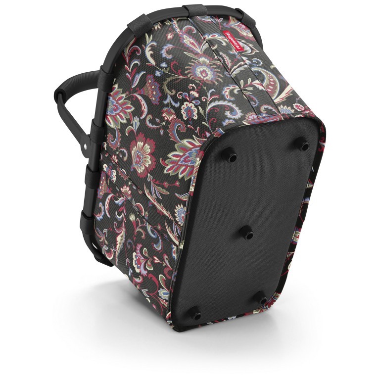 Einkaufskorb Carrybag Paisley Black Frame, Farbe: anthrazit, Marke: Reisenthel, EAN: 4012013731297, Abmessungen in cm: 48x29x28, Bild 4 von 5