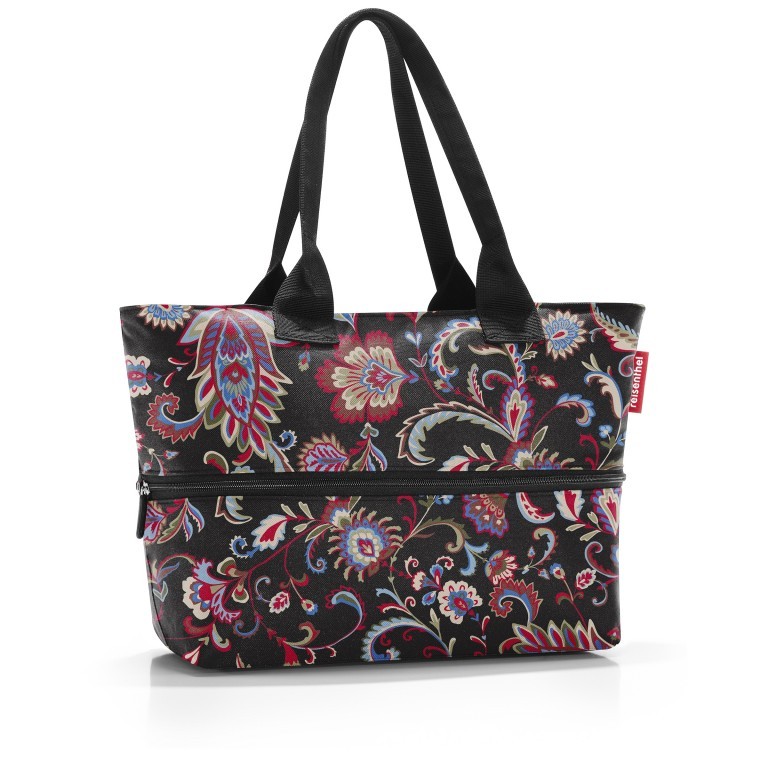 Shopper E1 Paisley Black, Farbe: anthrazit, Marke: Reisenthel, EAN: 4012013731310, Bild 1 von 3