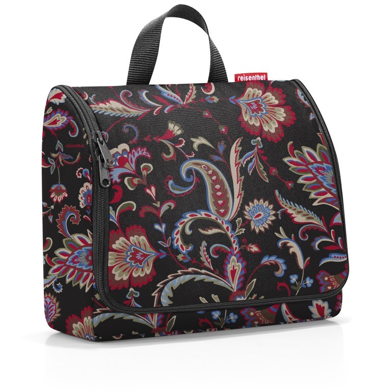 Kulturbeutel Toiletbag XL zum Aufhängen Paisley Black, Farbe: anthrazit, Marke: Reisenthel, EAN: 4012013731341, Abmessungen in cm: 28x25x10, Bild 1 von 4