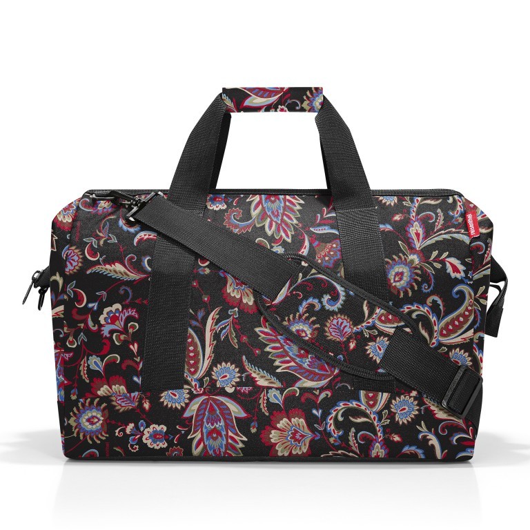 Reisetasche Allrounder L Paisley Black, Farbe: anthrazit, Marke: Reisenthel, EAN: 4012013731723, Abmessungen in cm: 48x39.5x29, Bild 1 von 3