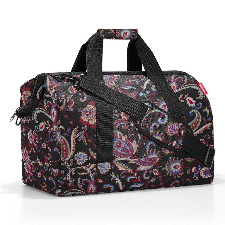 Reisetasche Allrounder L Paisley Black, Farbe: anthrazit, Marke: Reisenthel, EAN: 4012013731723, Abmessungen in cm: 48x39.5x29, Bild 2 von 3