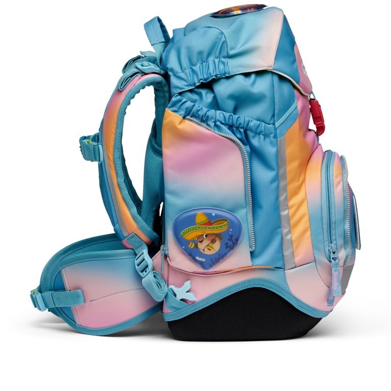 Schulranzen Pack Splash Limited Edition Set 6-teilig UrlaubsfieBär, Farbe: blau/petrol, Marke: Ergobag, EAN: 4057081152780, Abmessungen in cm: 28x40x25, Bild 3 von 9