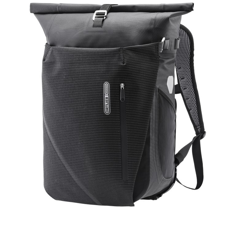 Fahrradtasche / Rucksack Vario High Visibility Volumen 26 Liter Black Reflective, Farbe: schwarz, Marke: Ortlieb, EAN: 4013051055673, Abmessungen in cm: 31x47x22, Bild 1 von 14