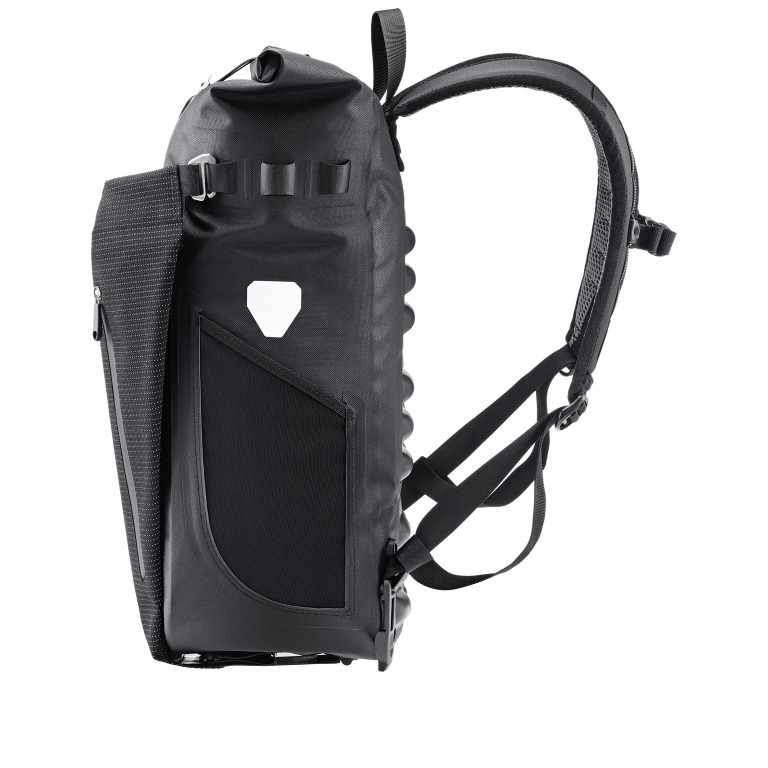 Fahrradtasche / Rucksack Vario High Visibility Volumen 26 Liter Black Reflective, Farbe: schwarz, Marke: Ortlieb, EAN: 4013051055673, Abmessungen in cm: 31x47x22, Bild 2 von 14