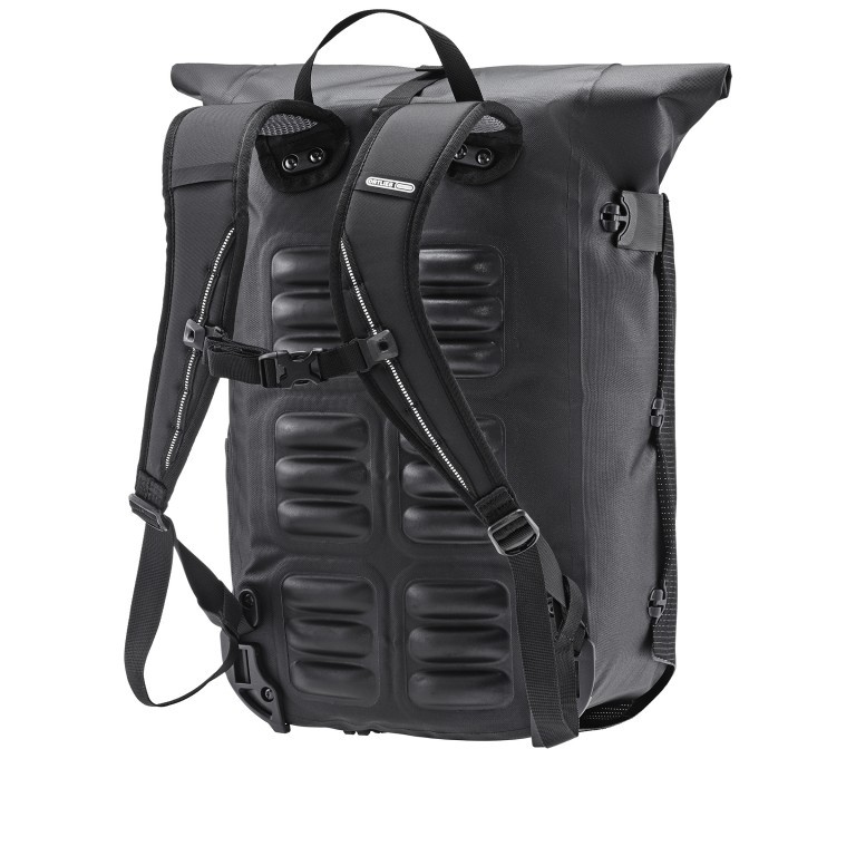 Fahrradtasche / Rucksack Vario High Visibility Volumen 26 Liter Black Reflective, Farbe: schwarz, Marke: Ortlieb, EAN: 4013051055673, Abmessungen in cm: 31x47x22, Bild 3 von 14