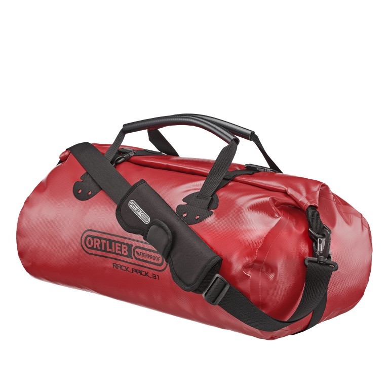 Reisetasche Rack-Pack Volumen 31 Liter Red, Farbe: rot/weinrot, Marke: Ortlieb, EAN: 4013051001052, Abmessungen in cm: 54x30x27, Bild 1 von 8