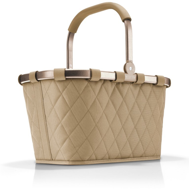 Einkaufskorb Carrybag Rhombus Ginger, Farbe: cognac, Marke: Reisenthel, EAN: 4012013732416, Abmessungen in cm: 48x29x28, Bild 1 von 4