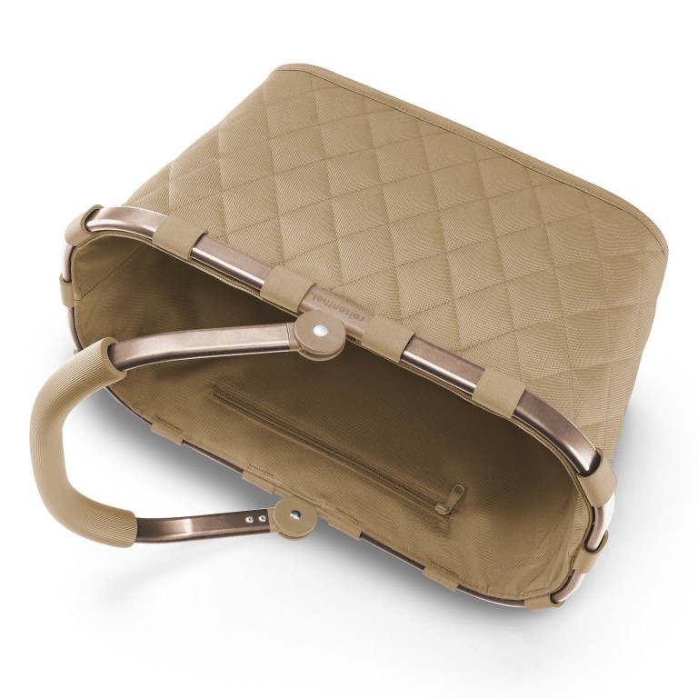 Einkaufskorb Carrybag Rhombus Ginger, Farbe: cognac, Marke: Reisenthel, EAN: 4012013732416, Abmessungen in cm: 48x29x28, Bild 3 von 4