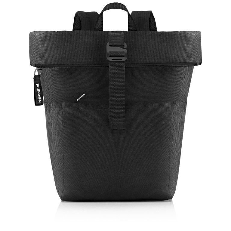 Rucksack Rolltop Backpack mit Laptopfach 15,6 Zoll Black, Farbe: schwarz, Marke: Reisenthel, EAN: 4012013732812, Abmessungen in cm: 43x43x17, Bild 1 von 3