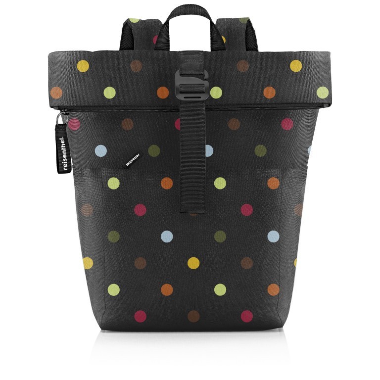 Rucksack Rolltop Backpack mit Laptopfach 15,6 Zoll Dots, Farbe: bunt, Marke: Reisenthel, EAN: 4012013733093, Abmessungen in cm: 43x43x17, Bild 1 von 3