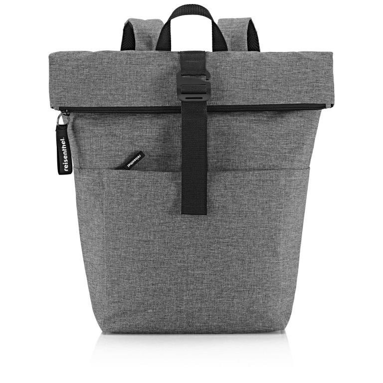 Rucksack Rolltop Backpack mit Laptopfach 15,6 Zoll Twist Silver, Farbe: anthrazit, Marke: Reisenthel, EAN: 4012013732805, Abmessungen in cm: 43x43x17, Bild 1 von 3