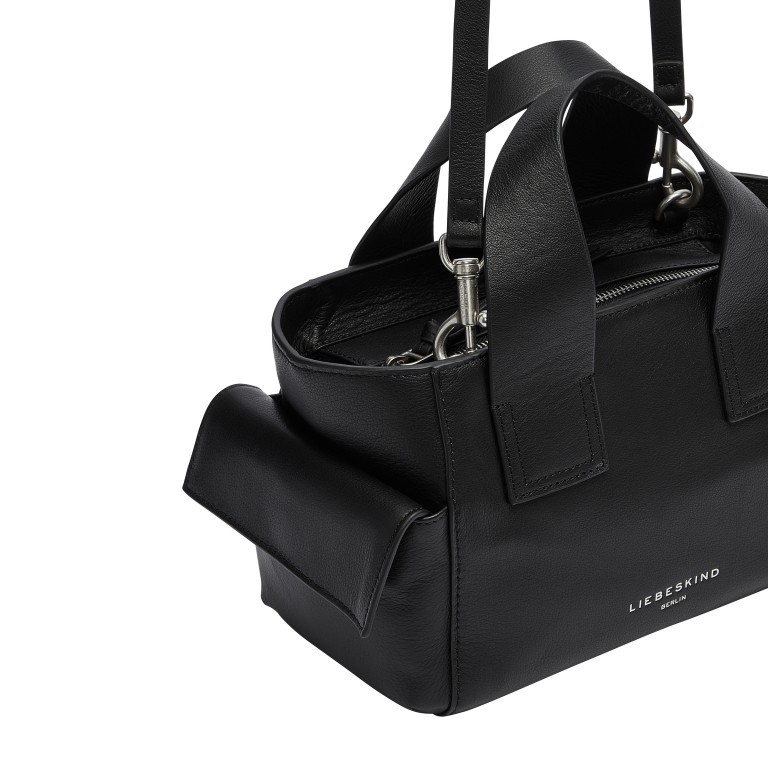 Tasche Sienna 2 Shopper S Black, Farbe: schwarz, Marke: Liebeskind Berlin, EAN: 4099593110629, Abmessungen in cm: 26x16x14.5, Bild 6 von 6