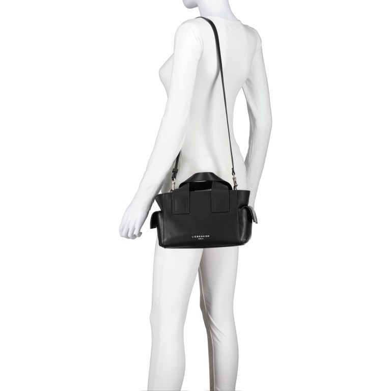 Tasche Sienna 2 Shopper S Black, Farbe: schwarz, Marke: Liebeskind Berlin, EAN: 4099593110629, Abmessungen in cm: 26x16x14.5, Bild 4 von 6