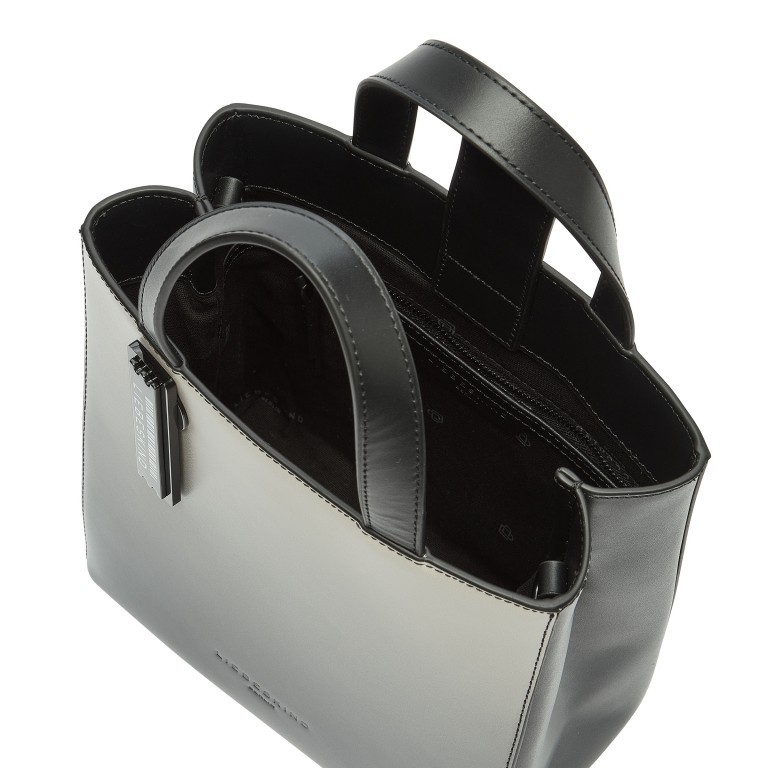 Tasche Paper Bag Tote S Black, Farbe: schwarz, Marke: Liebeskind Berlin, EAN: 4099593110124, Abmessungen in cm: 22x25x12, Bild 4 von 5