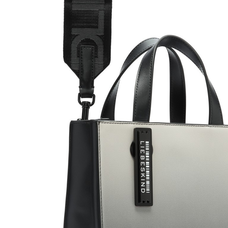 Tasche Paper Bag Tote S Black, Farbe: schwarz, Marke: Liebeskind Berlin, EAN: 4099593110124, Abmessungen in cm: 22x25x12, Bild 5 von 5